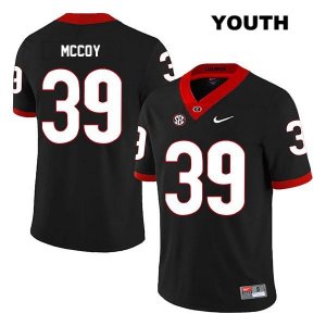 Youth Georgia Bulldogs NCAA #39 KJ McCoy Nike Stitched Black Legend Authentic College Football Jersey QSZ8454VC